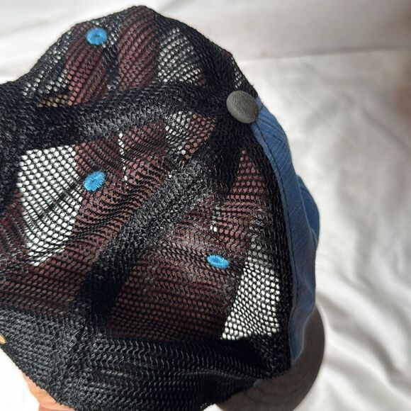 Blue 84 Tall Timber Black/Blue Mesh Trucker Cap. - Picture 5 of 7